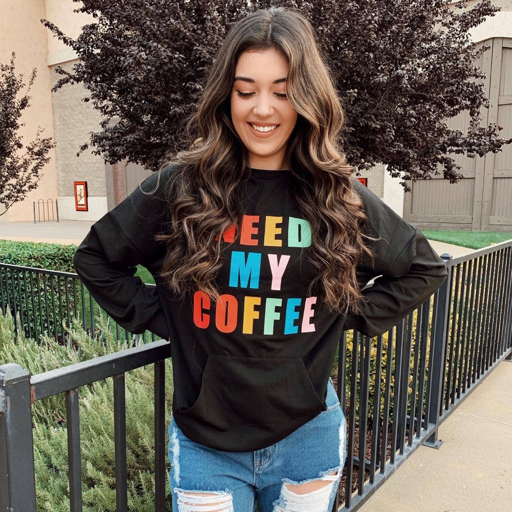 Need My Coffee Pullover